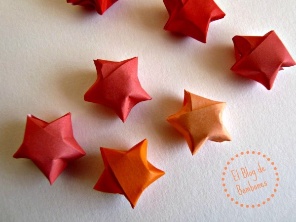 Estrellas de origami