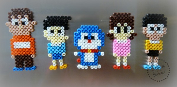 Personajes Doraemon ocn hama beads